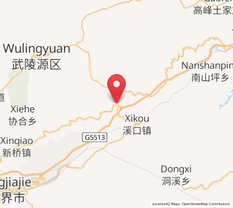 Map of Yanghe, Hunan