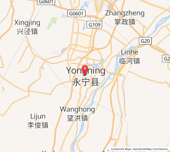 Map of Yanghe, Ningxia Hui Autonomous Region