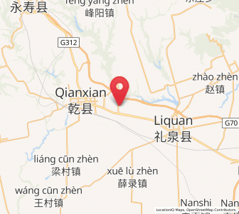 Map of Yanghong, Shaanxi