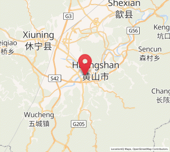 Map of Yanghu, Anhui