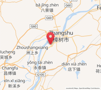 Map of Yanghuxiang, Jiangxi