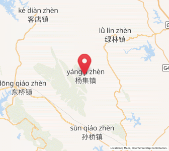 Map of Yangji, Hubei
