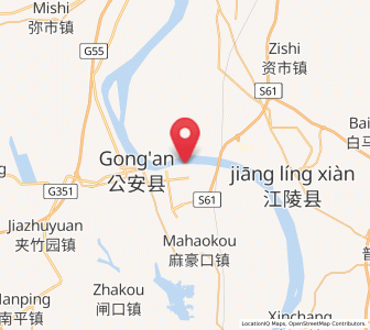 Map of Yangjiachang, Hubei
