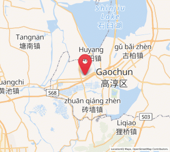 Map of Yangjiang, Jiangsu