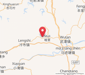 Map of Yangjiaotang, Hunan