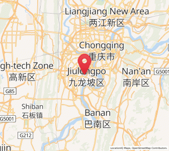 Map of Yangjiaping, Chongqing