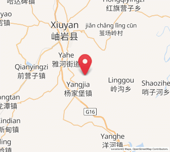 Map of Yangjiapu, Liaoning