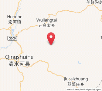 Map of Yangjiayao, Inner Mongolia