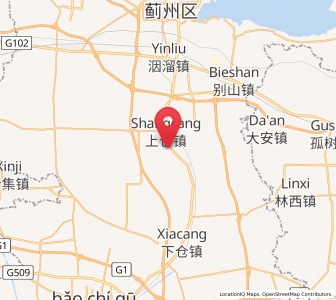 Map of Yangjinzhuang, Tianjin