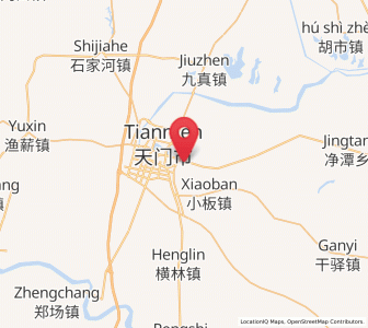 Map of Yanglin, Hubei