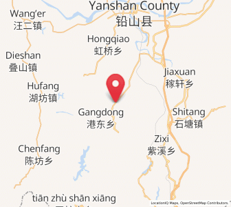Map of Yanglin, Jiangxi