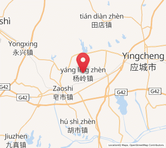 Map of Yangling, Hubei