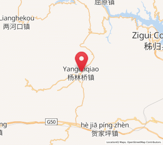 Map of Yanglinqiao, Hubei