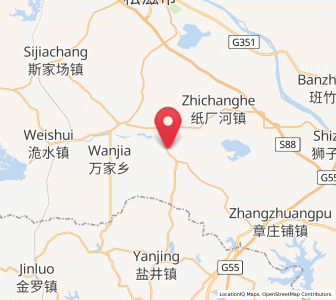 Map of Yanglinshi, Hubei