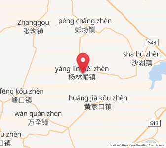 Map of Yanglinwei, Hubei