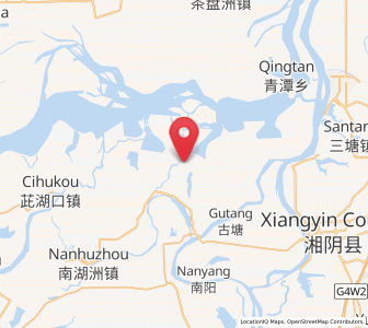 Map of Yanglinzhai, Hunan