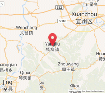 Map of Yangliu, Anhui