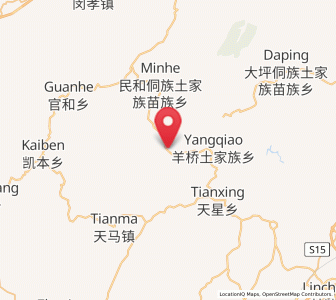 Map of Yangliugou, Guizhou