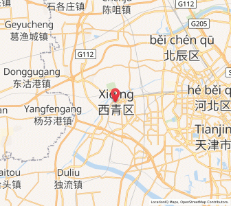 Map of Yangliuqing, Tianjin