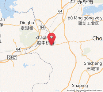Map of Yangloudong, Hubei