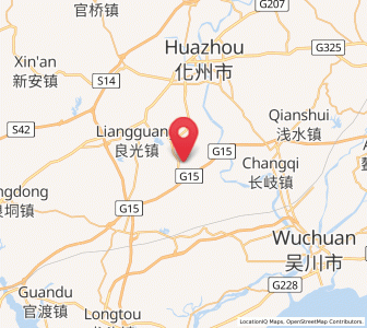 Map of Yangmei, Guangdong