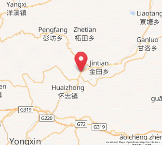 Map of Yangmen, Jiangxi