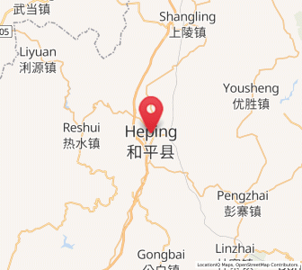 Map of Yangming, Guangdong