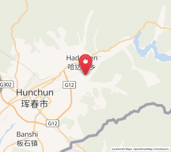 Map of Yangmulinzi, Jilin
