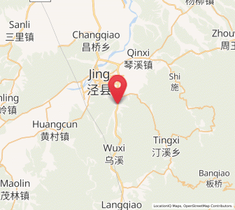 Map of Yangong, Anhui
