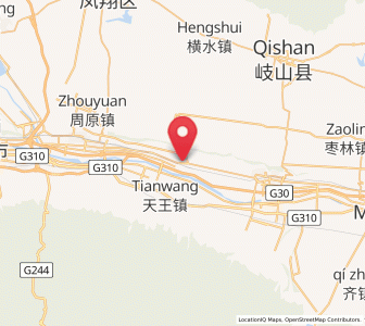 Map of Yangping, Shaanxi