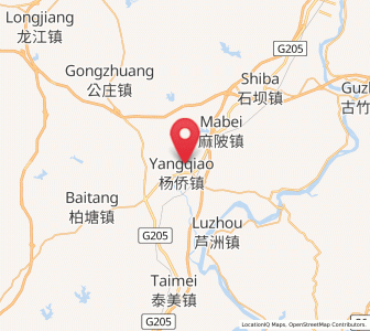 Map of Yangqiao, Guangdong