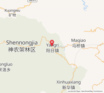 Map of Yangri, Hubei