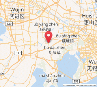 Map of Yangshan, Jiangsu