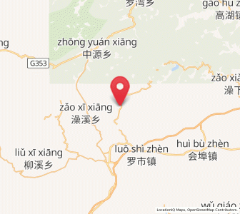 Map of Yangshan, Jiangxi