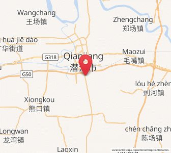 Map of Yangshi, Hubei