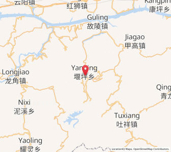 Map of Yangshi, Chongqing