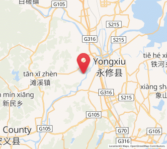 Map of Yangsi, Jiangxi