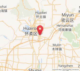 Map of Yangsong, Beijing