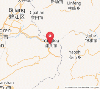Map of Yangtou, Guizhou