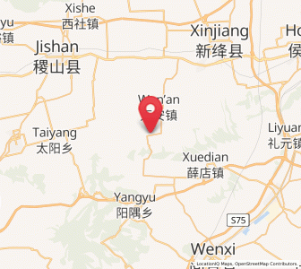 Map of Yangwang, Shanxi