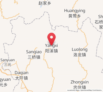 Map of Yangxi, Guizhou