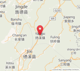 Map of Yangxi, Anhui