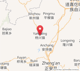 Map of Yangxing, Guizhou