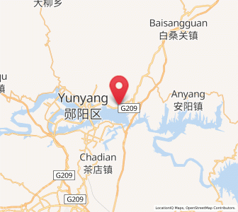 Map of Yangxipu, Hubei
