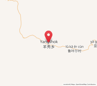 Map of Yangxoi, Tibet