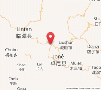 Map of Yangyong, Gansu
