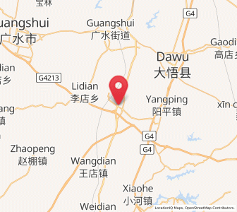 Map of Yangzhai, Hubei