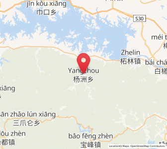 Map of Yangzhou, Jiangxi