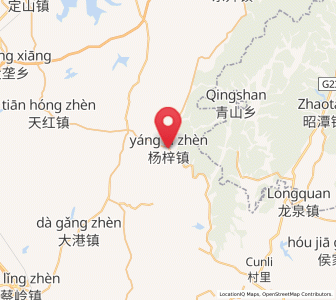 Map of Yangzi, Jiangxi