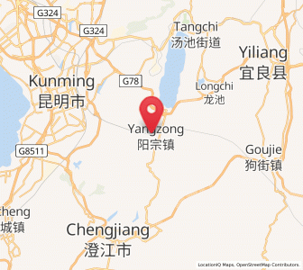 Map of Yangzongnan Hengjie, Yunnan